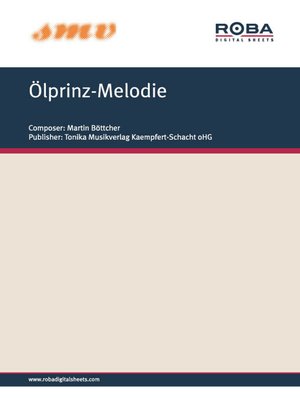 cover image of Ölprinz-Melodie